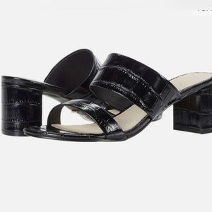 42 Gold Block Heel Sandal